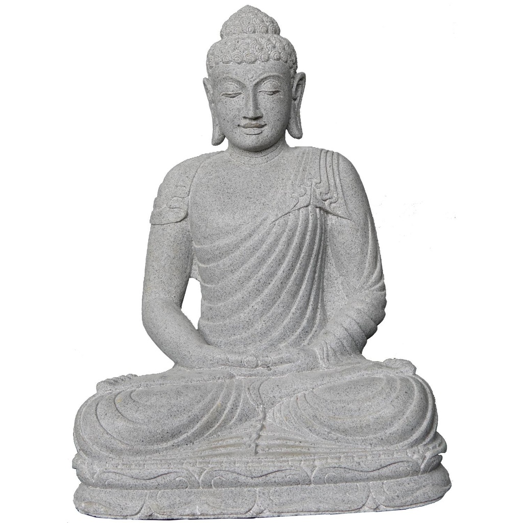 Bouddha assis, position de méditation