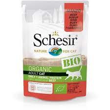 SCHESIR BIO Adult Cat boeuf 85g
