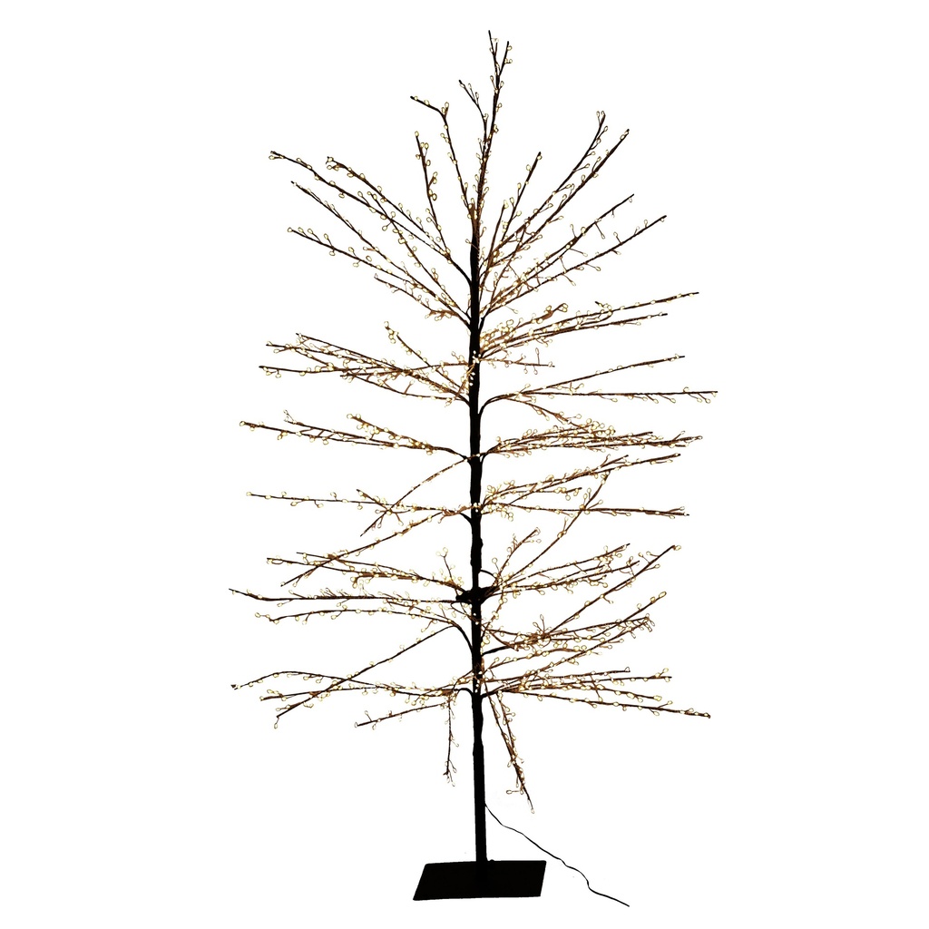 Sapin lumineux 1350 Micro Led Chaudes Extérieur / Intérieur