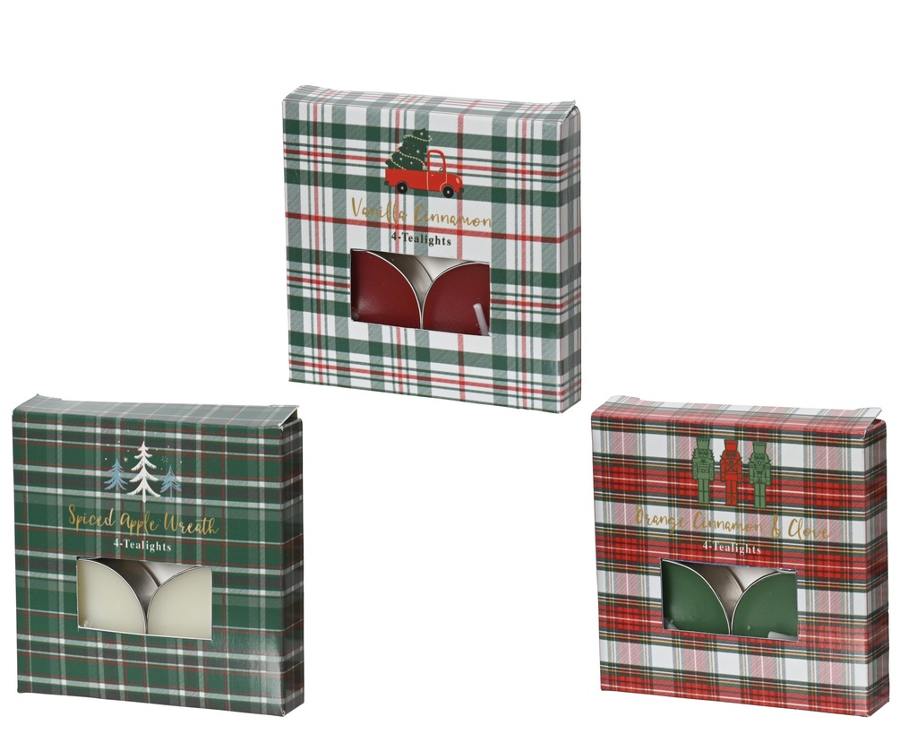 Bougies Réchaud parfumées 4pcs