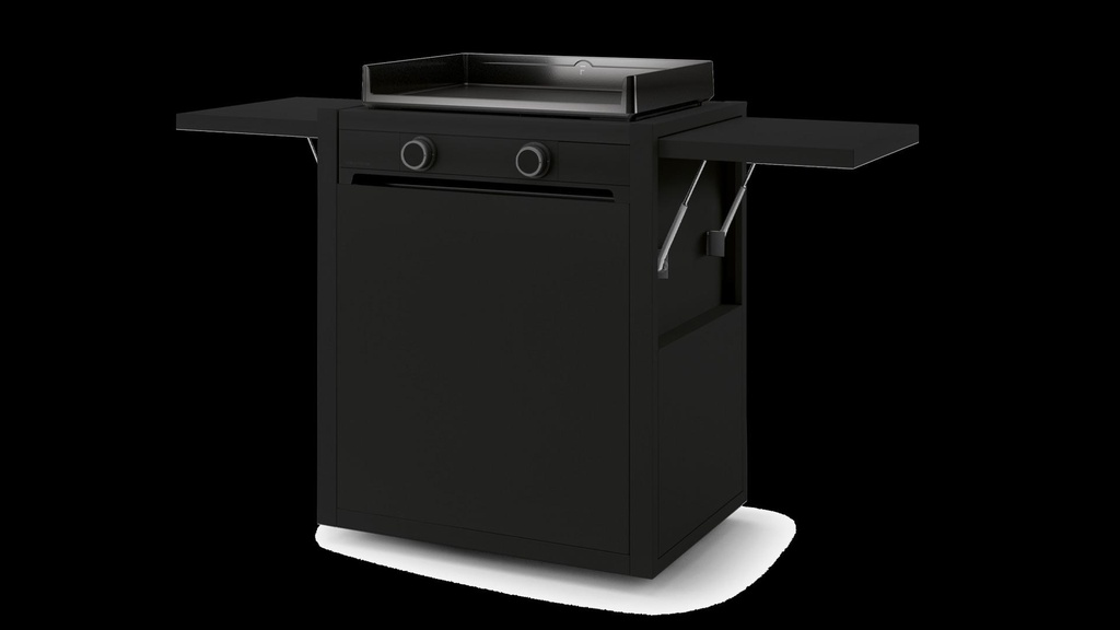 CHARIOT MODERN FERME ACIER NOIR 60