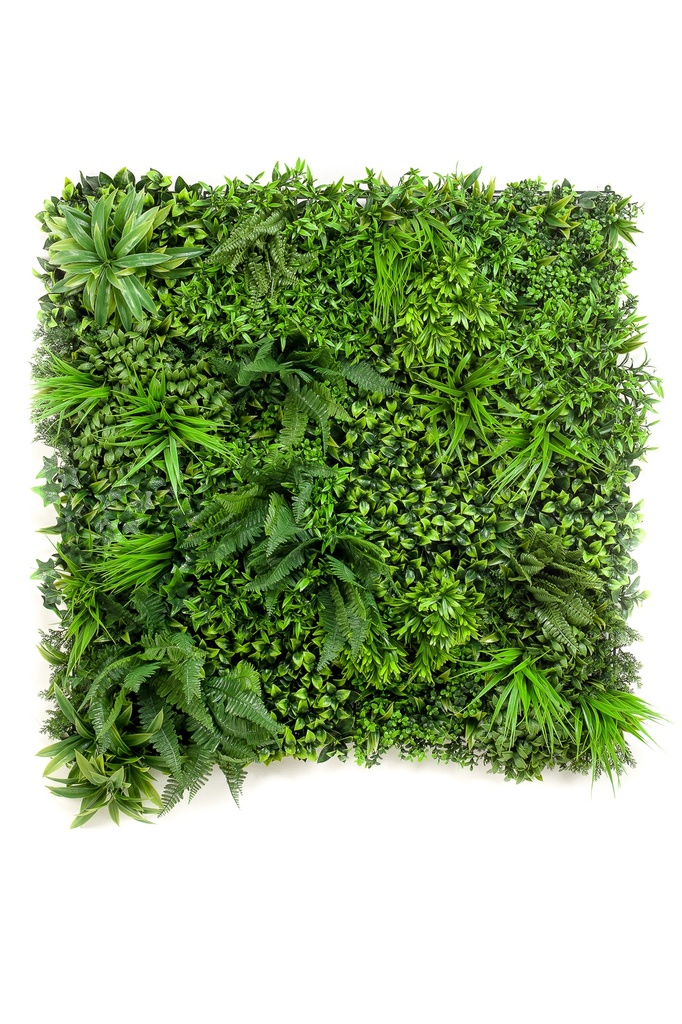 Plantes de forêt en plaque résistant UV artificielle