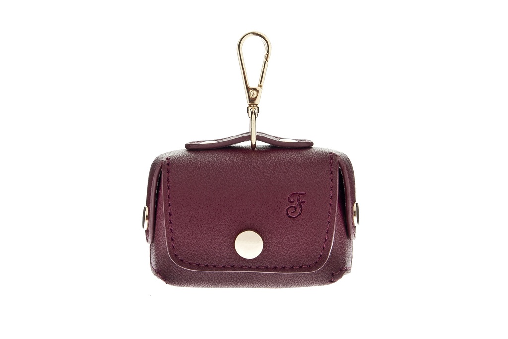 Distributeur de sacs Mokka bordeaux