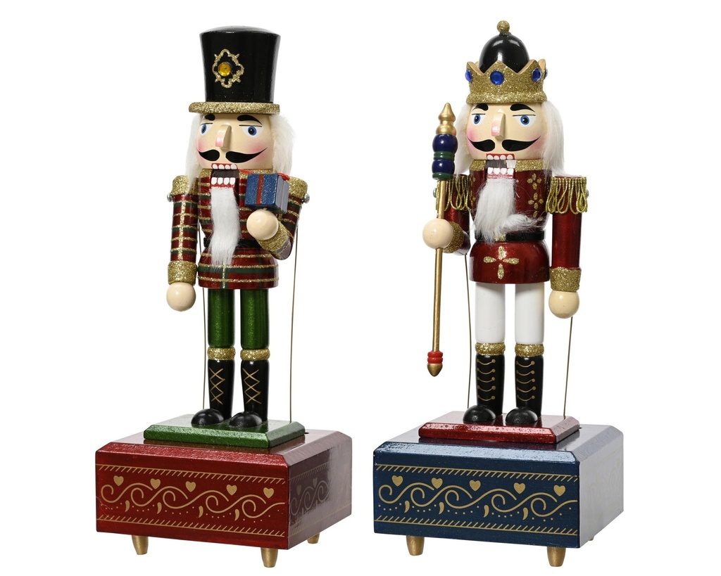 Boite à musique Nutcracker en bois