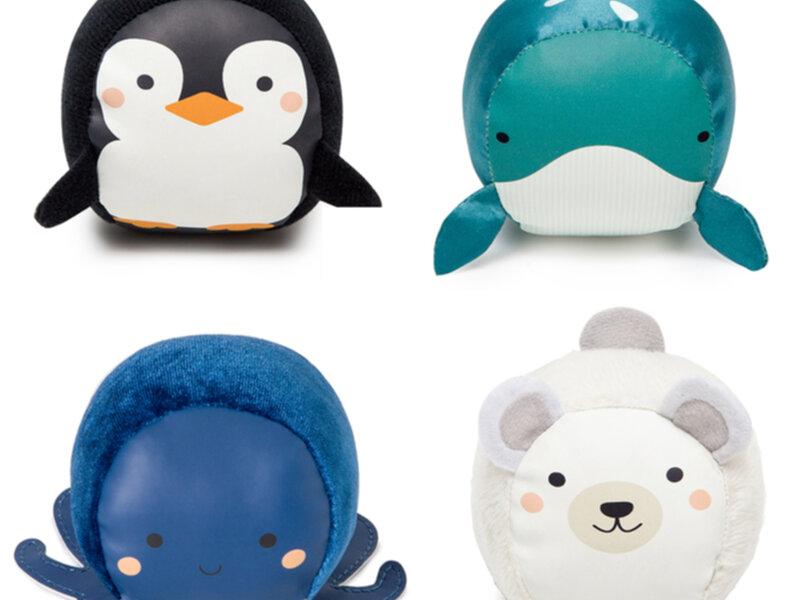 Lbf Les Dooballs Set De 4 Balles Doudous Ocean