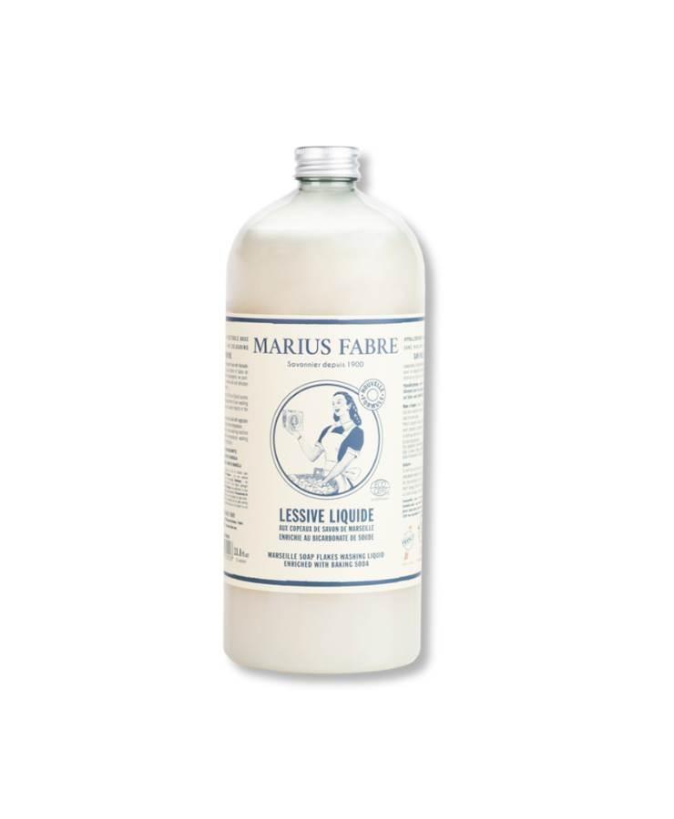 Lessive aux copeaux de Savon de Marseille et bicarbonate 1L sans palme LAVOIR