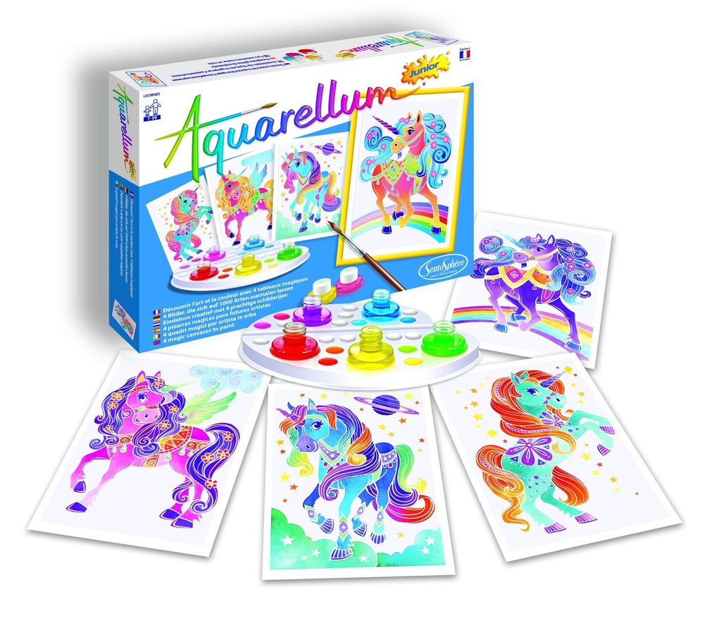 Aquarellum Junior 4T Licornes 