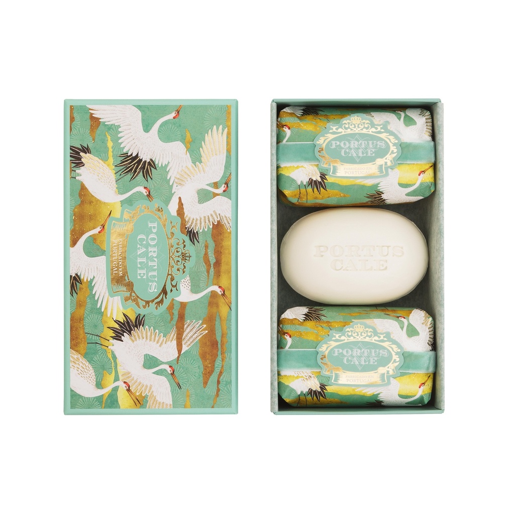Coffret 3 savons White Crane 3x150gr