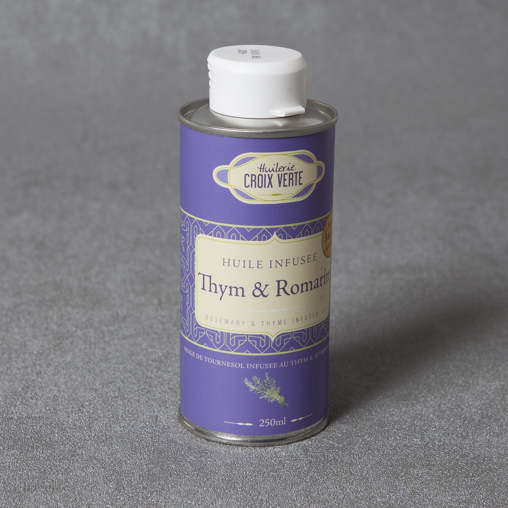 Huile infusée au thym et romarin 250ml