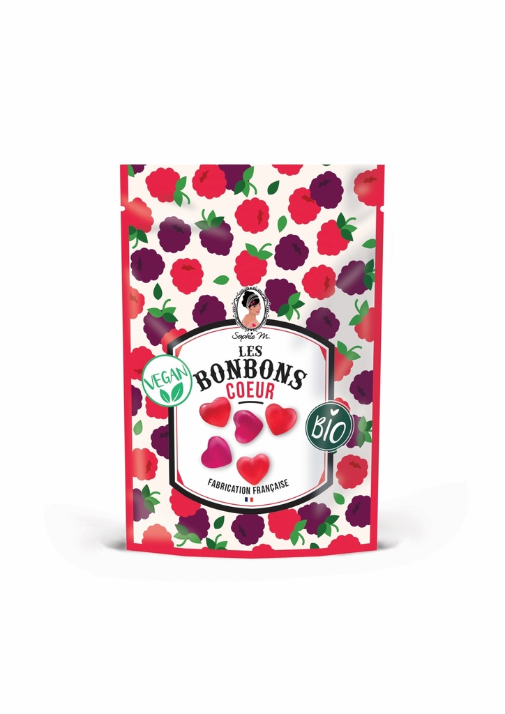 Bonbons Coeurs BIO 80gr