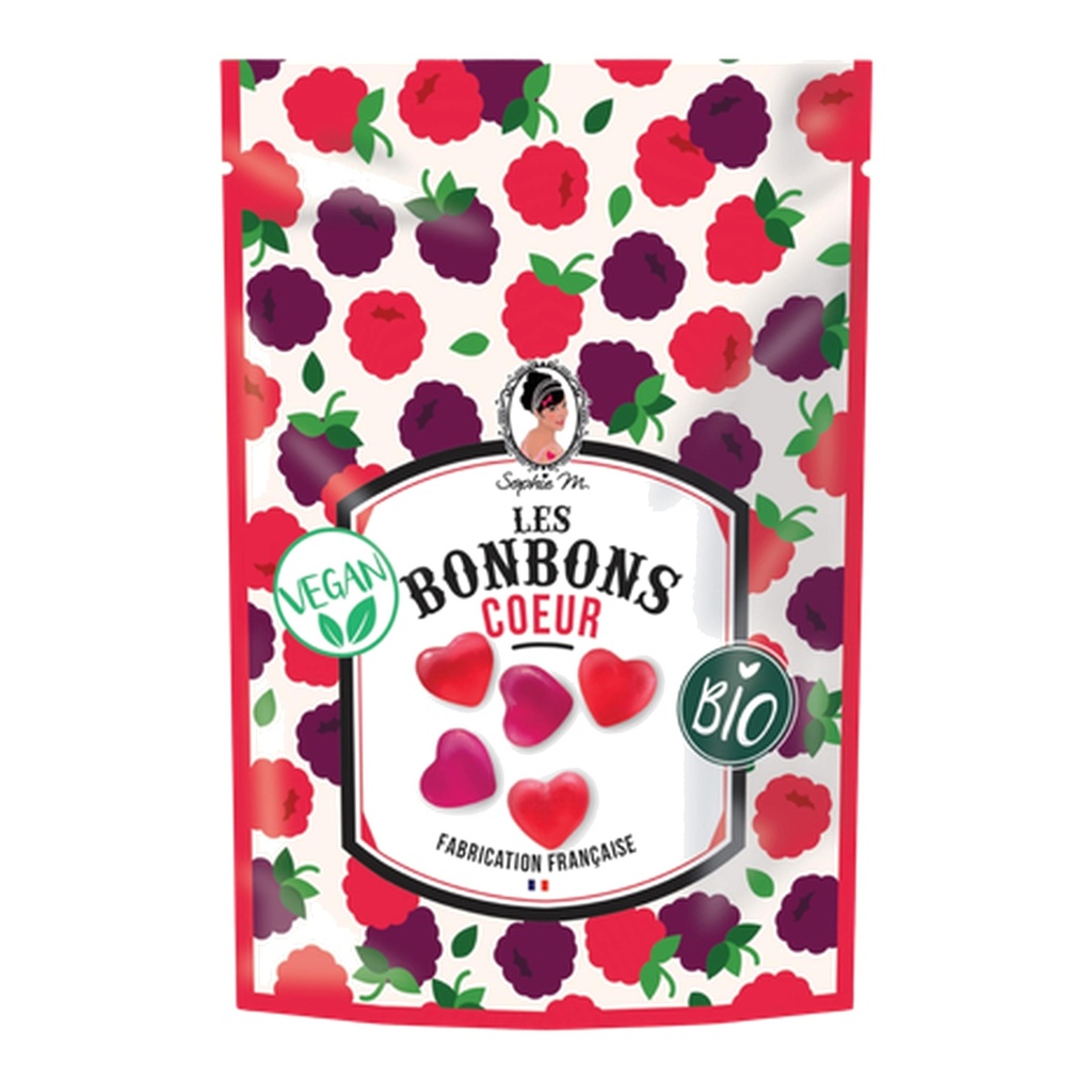 Bonbons Coeurs BIO 80gr