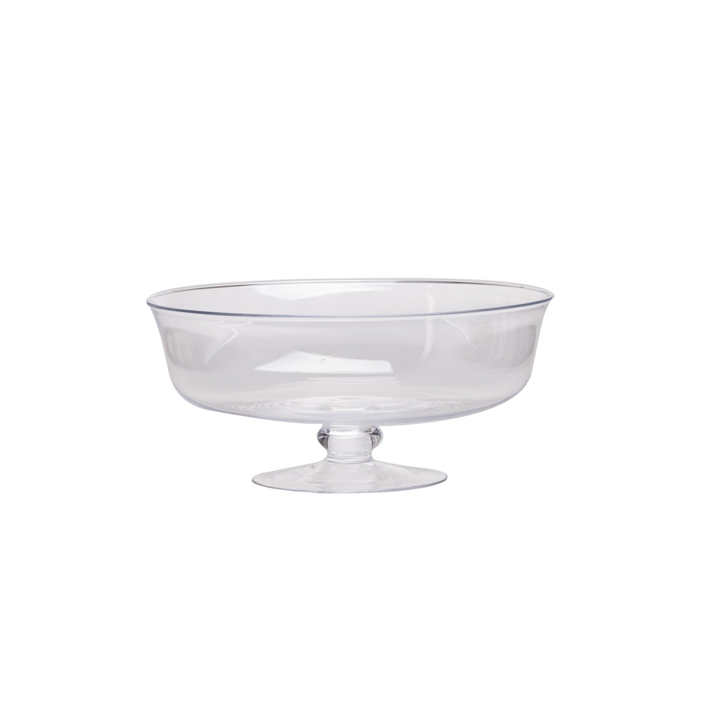 Coupe à fruits sur pied en verre