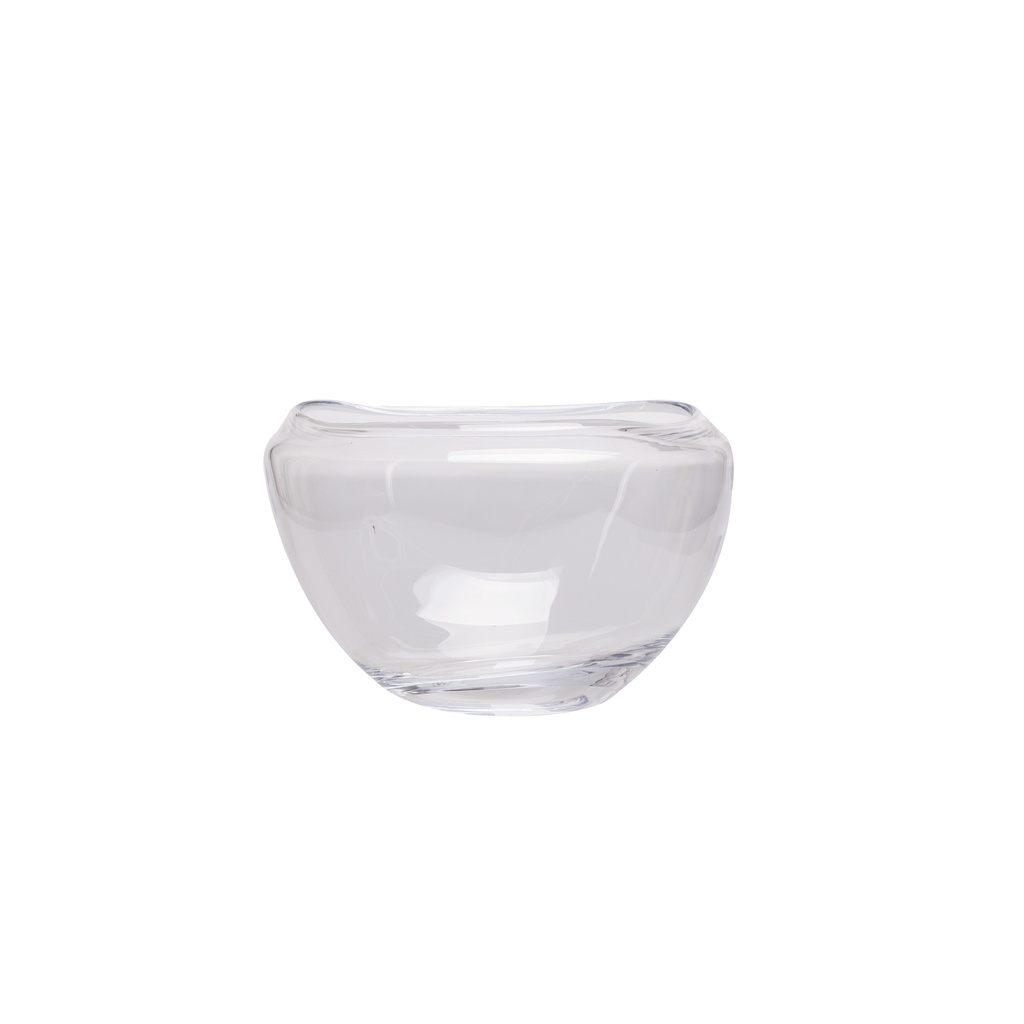 Photophore demi-boule en verre