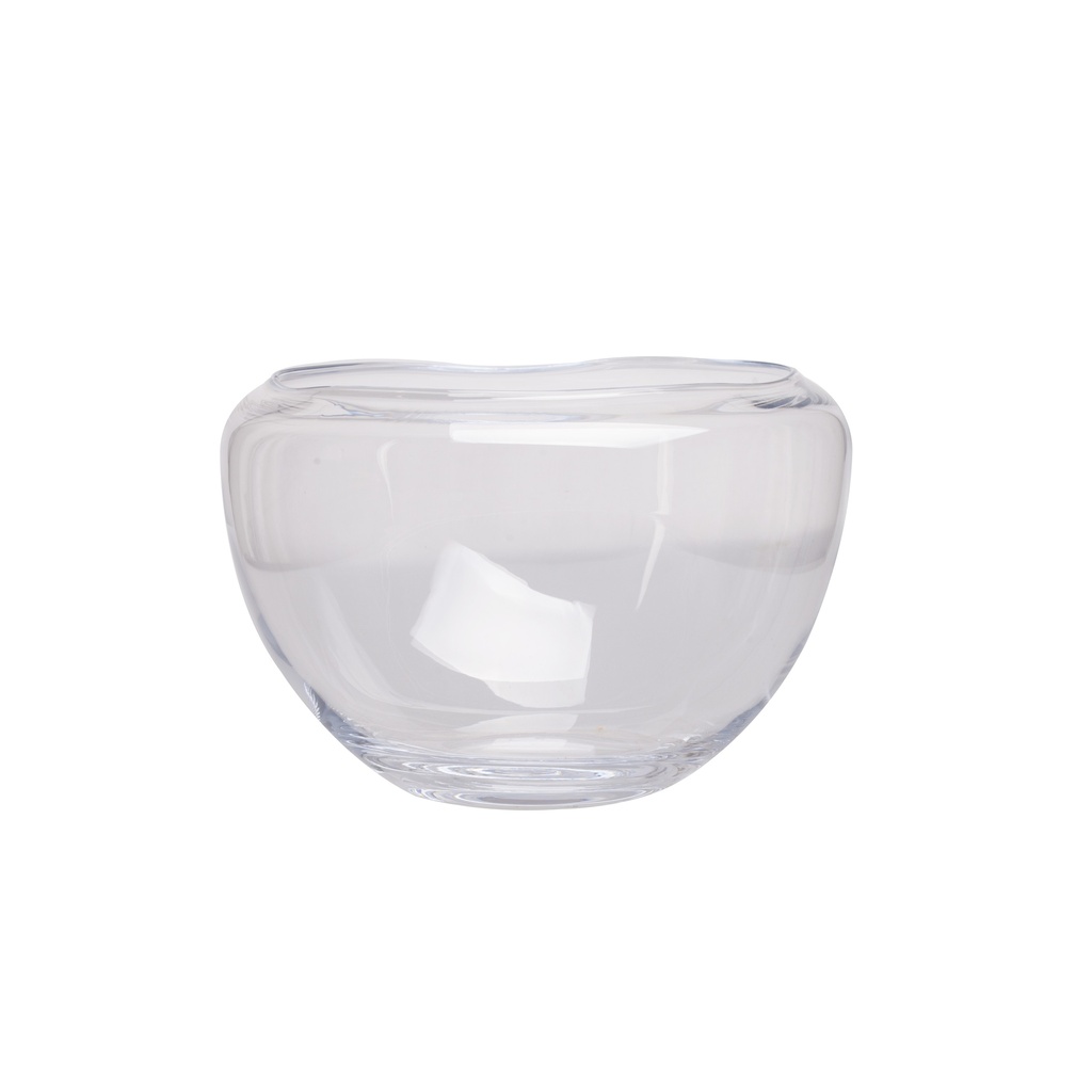 Photophore demi-boule en verre