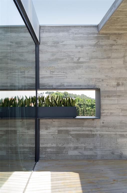 Metal Planter Balcony 80x25x25cm Antracita