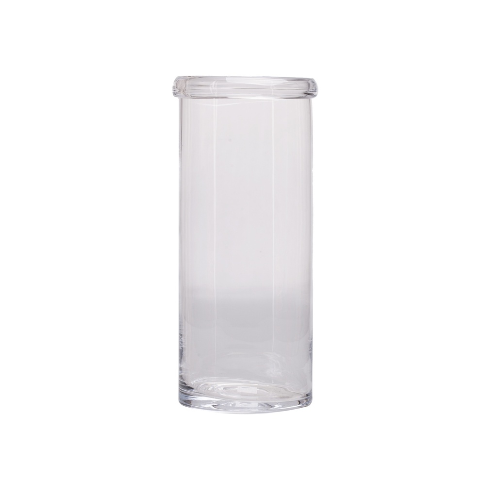 Vase cylindrique bord roulé