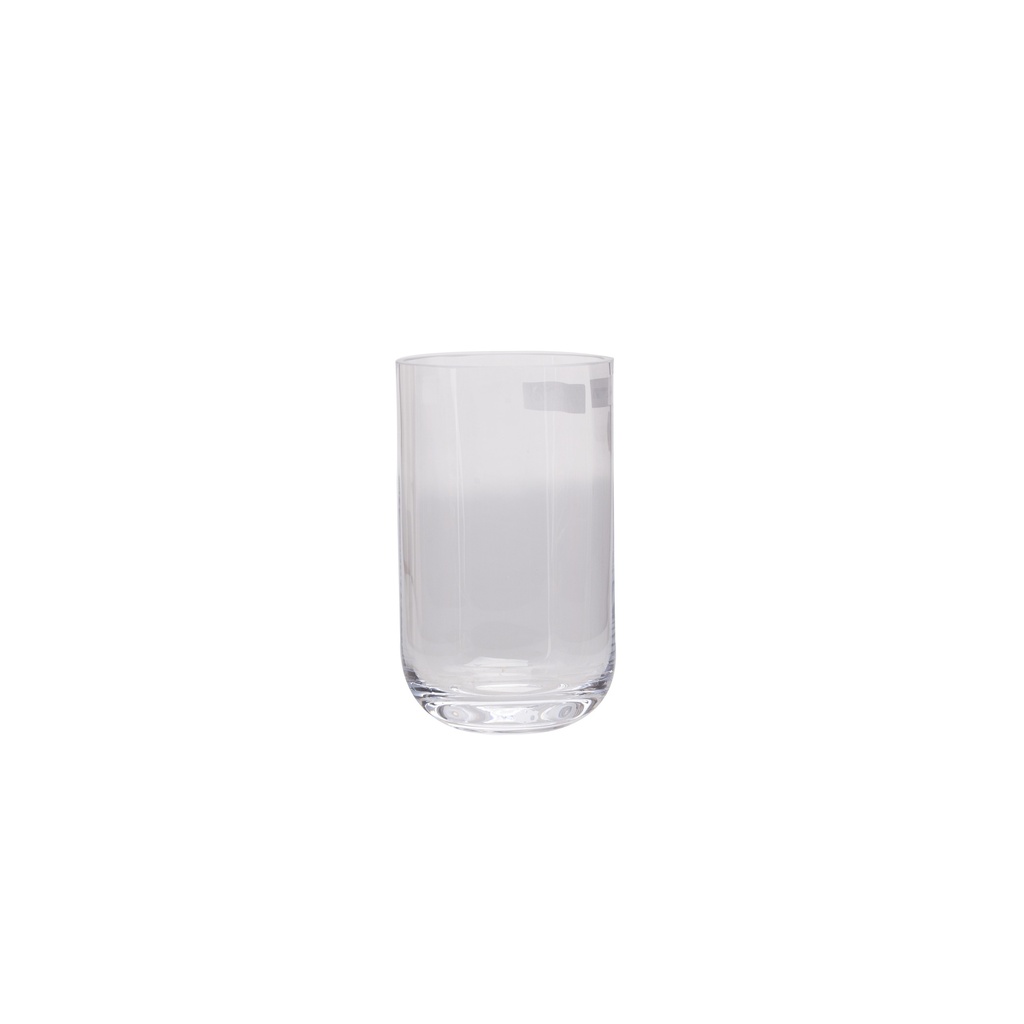 Vase cylindrique base arrondie en verre