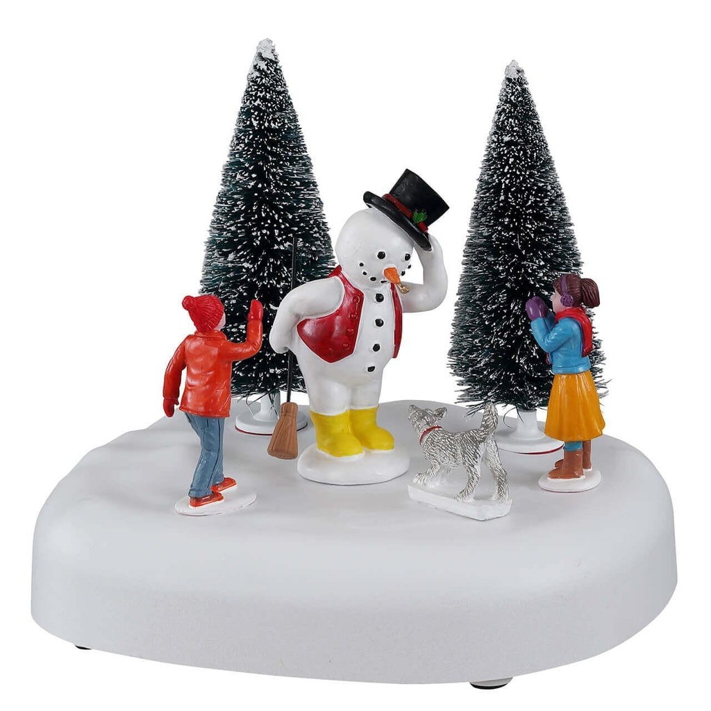 Frosty dit bonjour