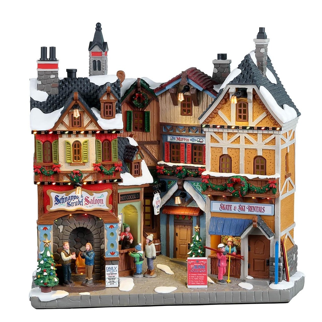Façade Alpine Winter shops
