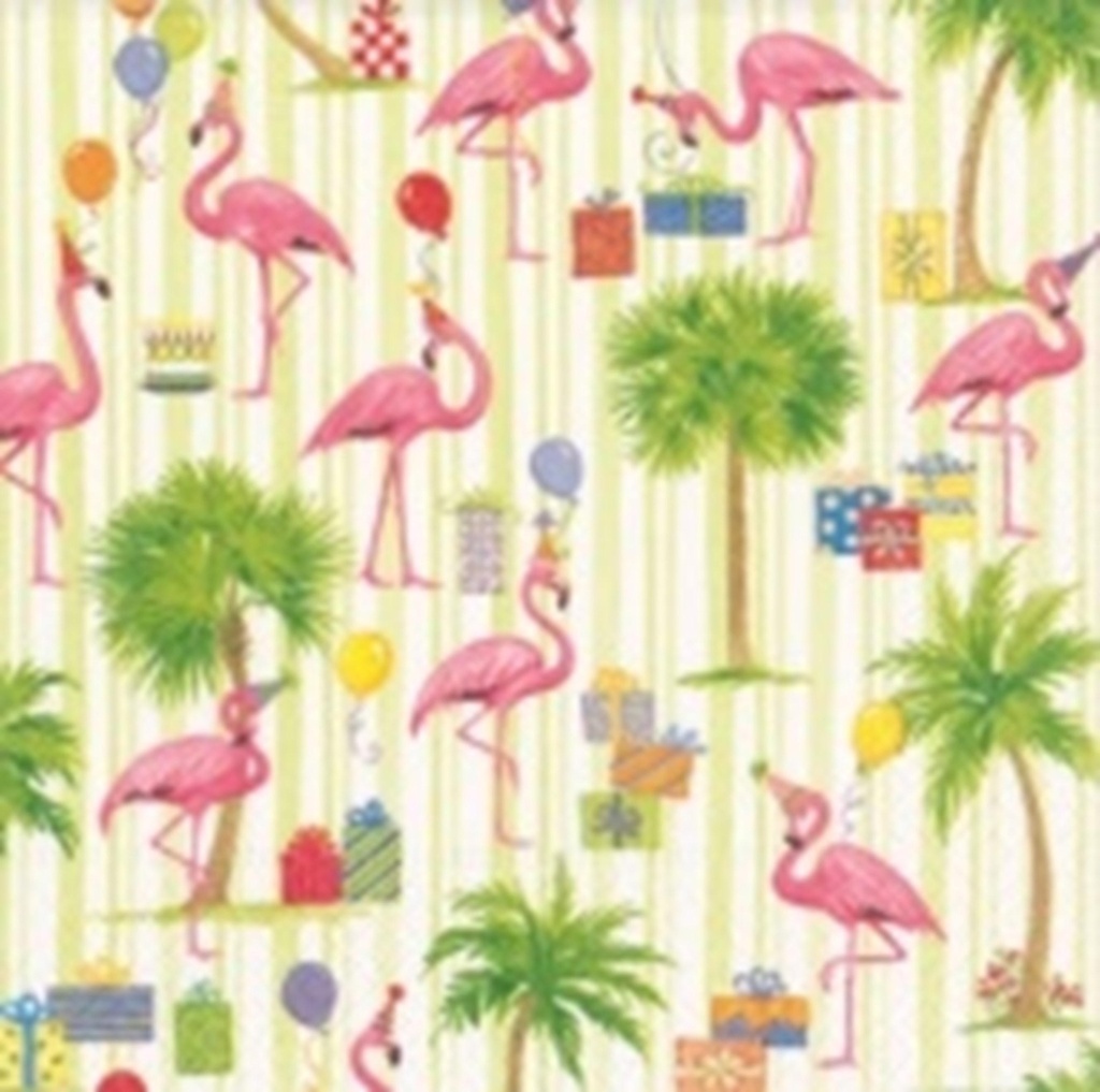 Serviette Lunch Party Flamingos