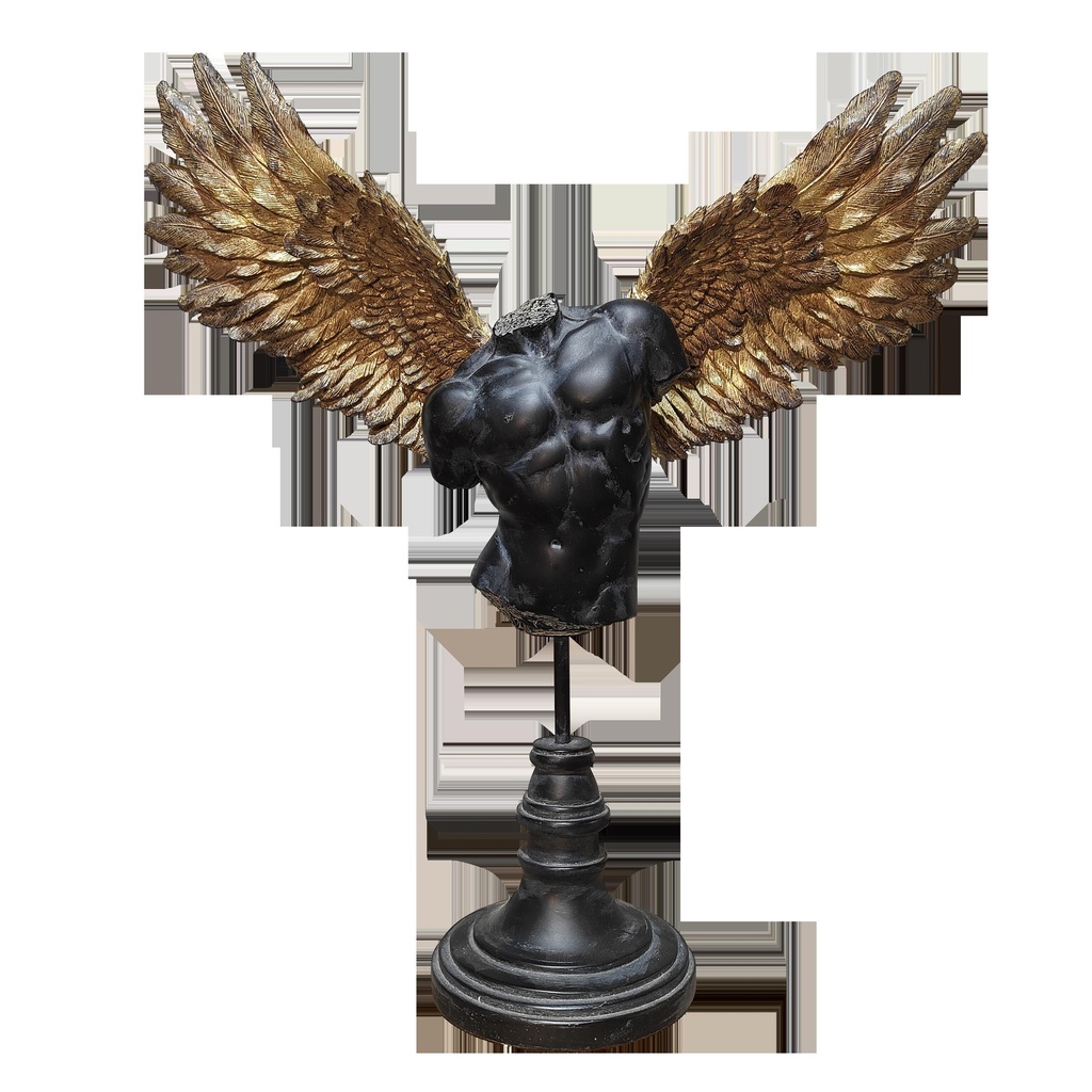 Statue Homme ailes N/D