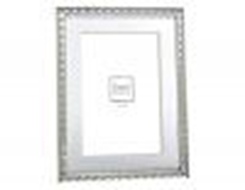 Cadre Tortillons argenté 15x20cm