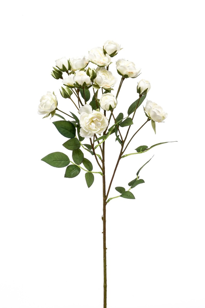 Rose mini en branche artificielle