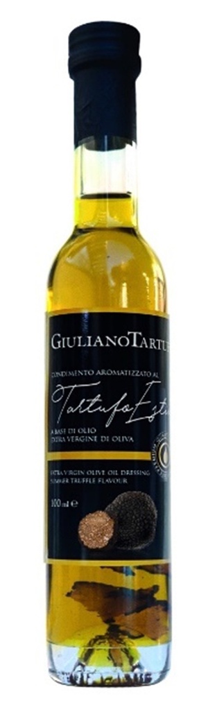Huile d'olive à la truffe noire DELUXE avec copeaux de truffe GT 100 ml