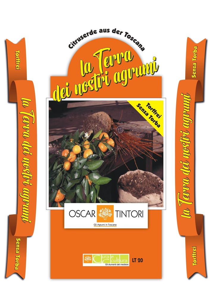 Terreau pour agrumes Oscar Tintori Sans Tourbe