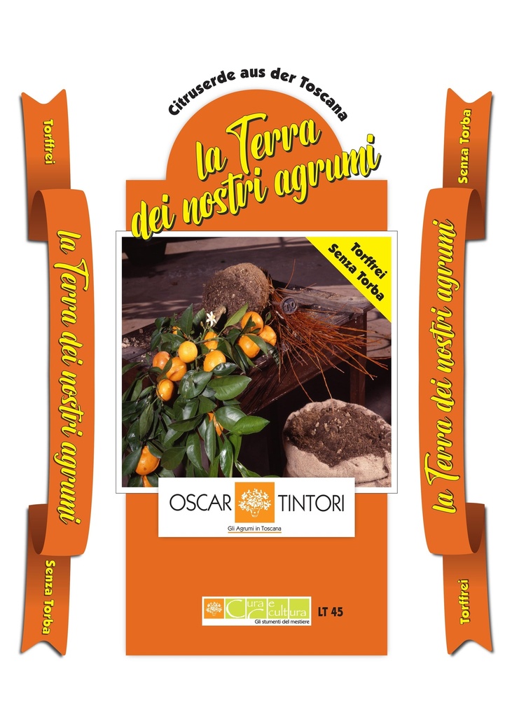 Terreau pour agrumes Oscar Tintori Sans Tourbe