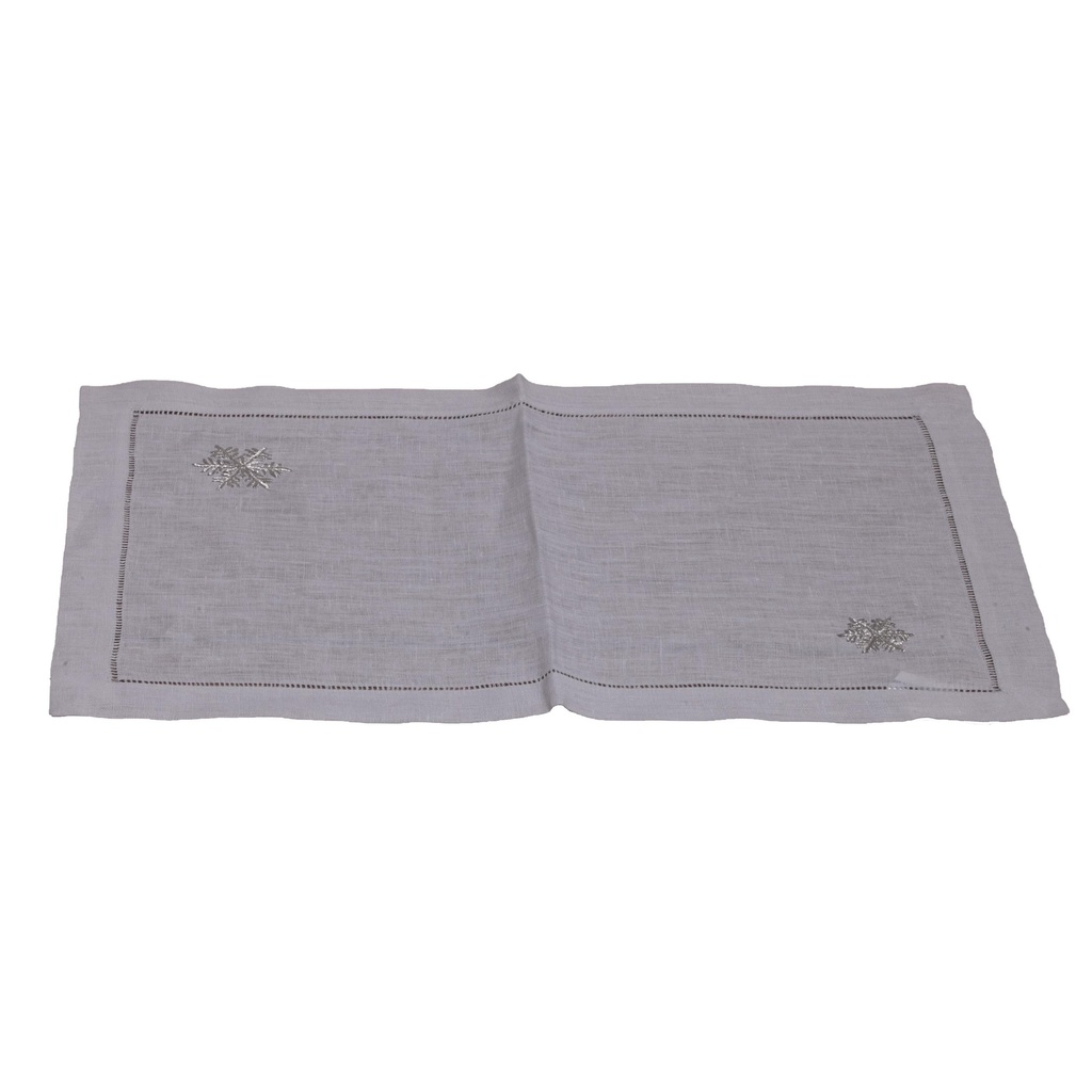 Set de table Flocon argent