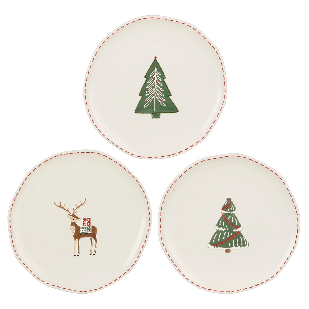 Assiette à diner Noël