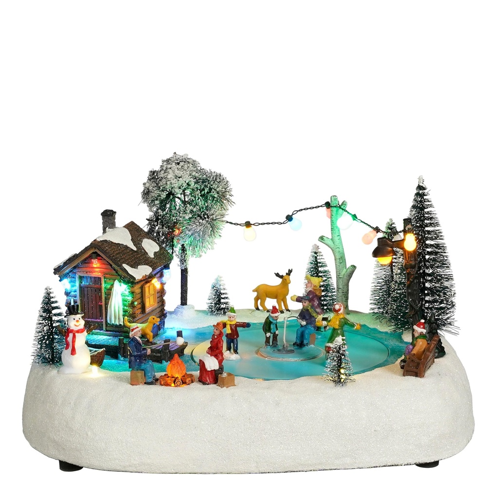 Patinoire animée Luville