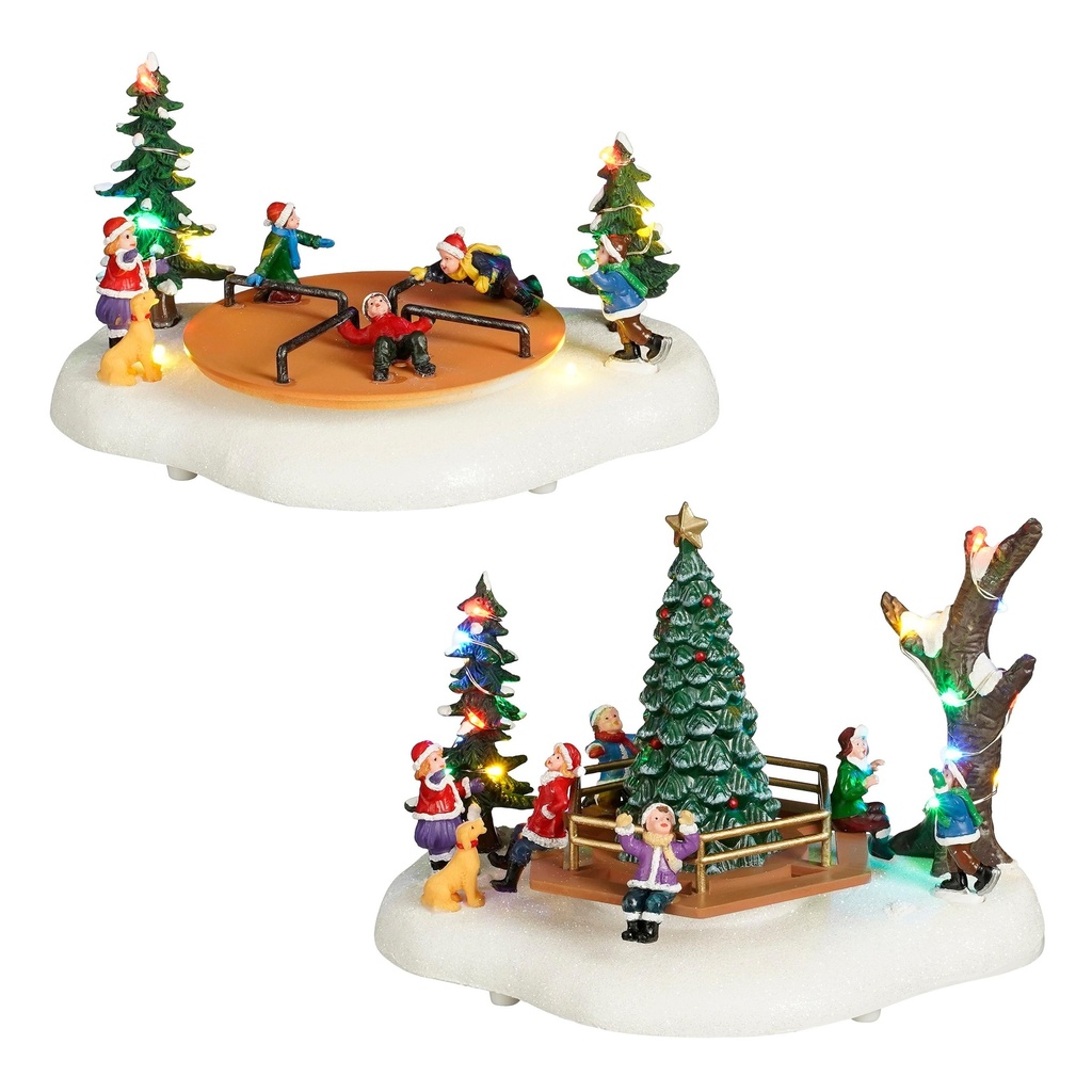 Scène animée avec enfants