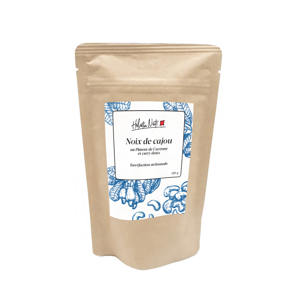 Noix de cajou au piment de Cayenne et curry doux