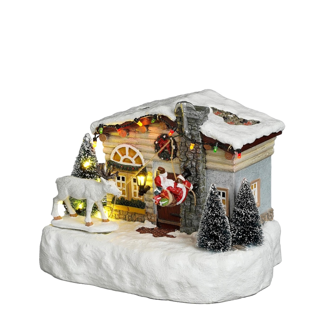 Soulevé le Père Noël animé