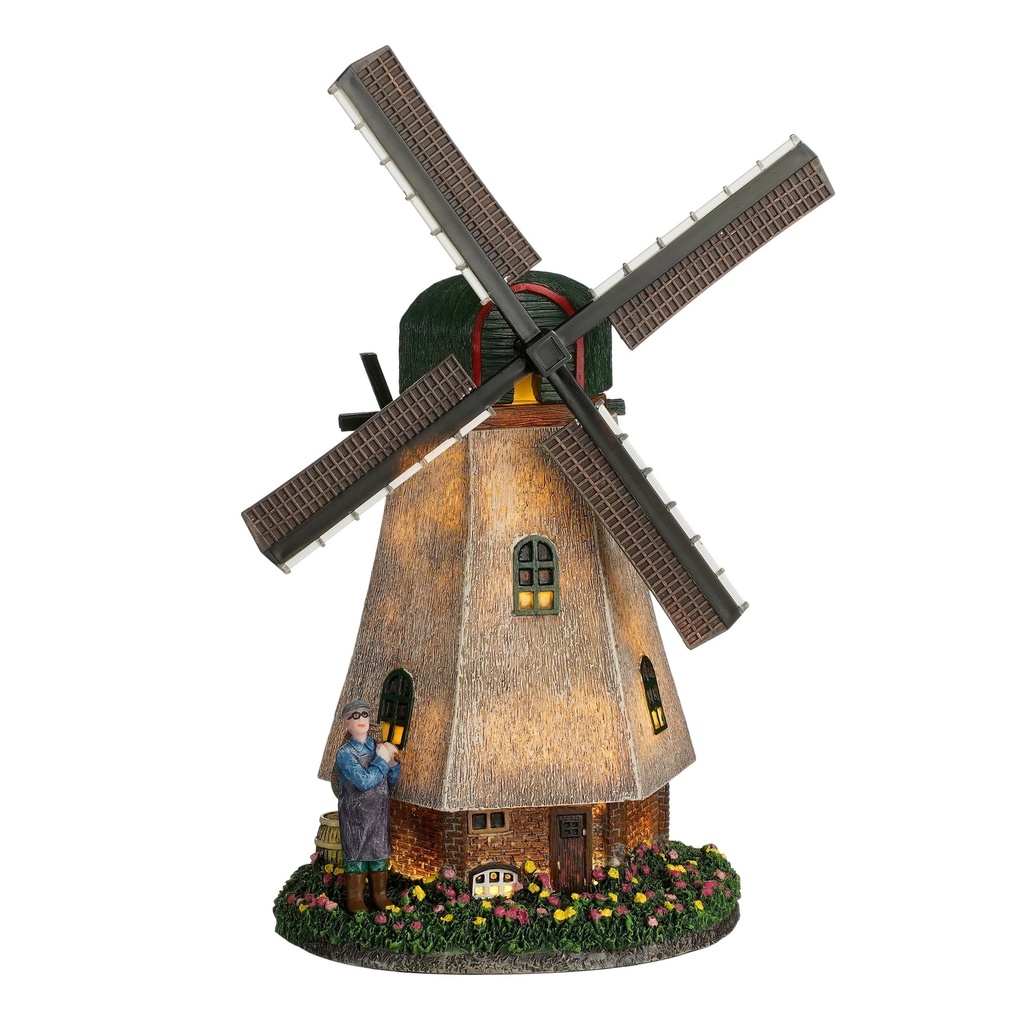 Le moulin de Zaanse animé