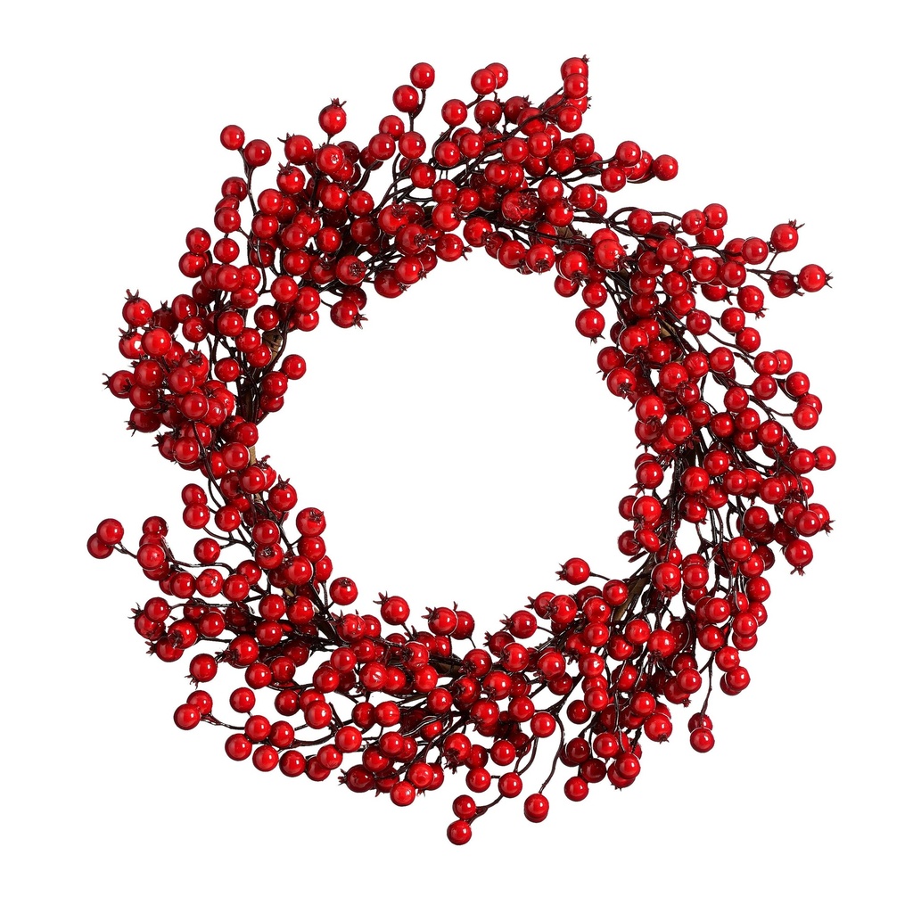 Couronne de baies rouge