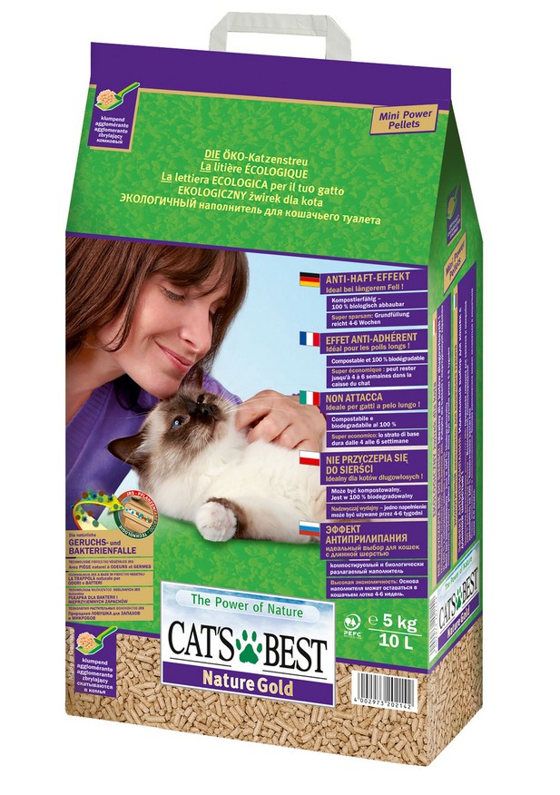 Litière Cat's Best smart pellet 10 litres 5 kg