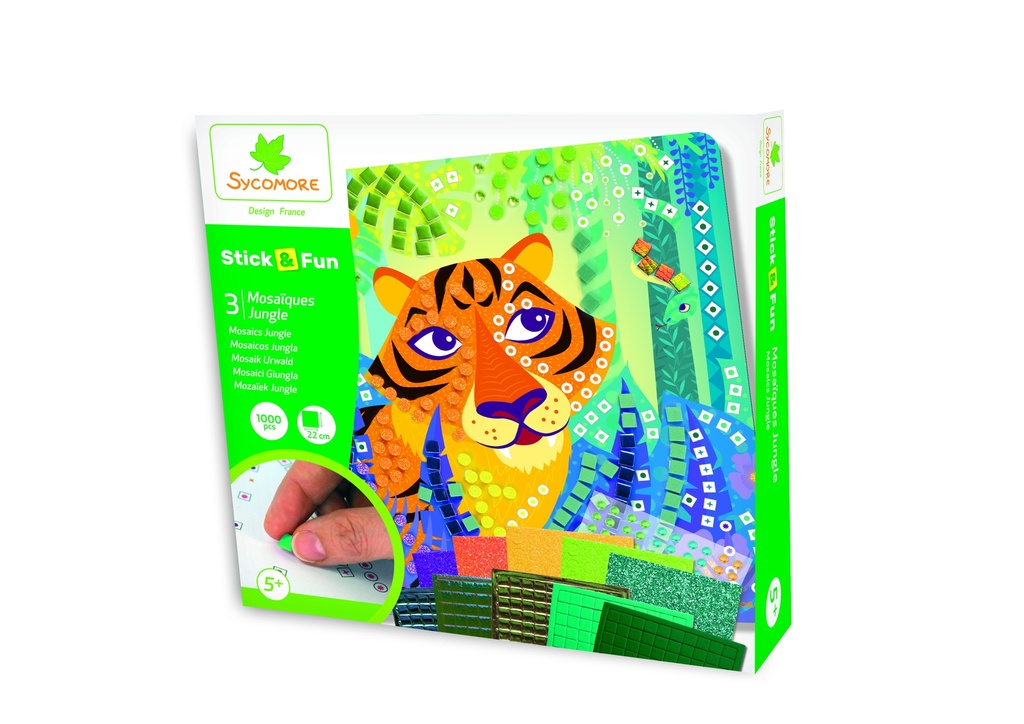 STICK'N FUN MOSAIQUES JUNGLE