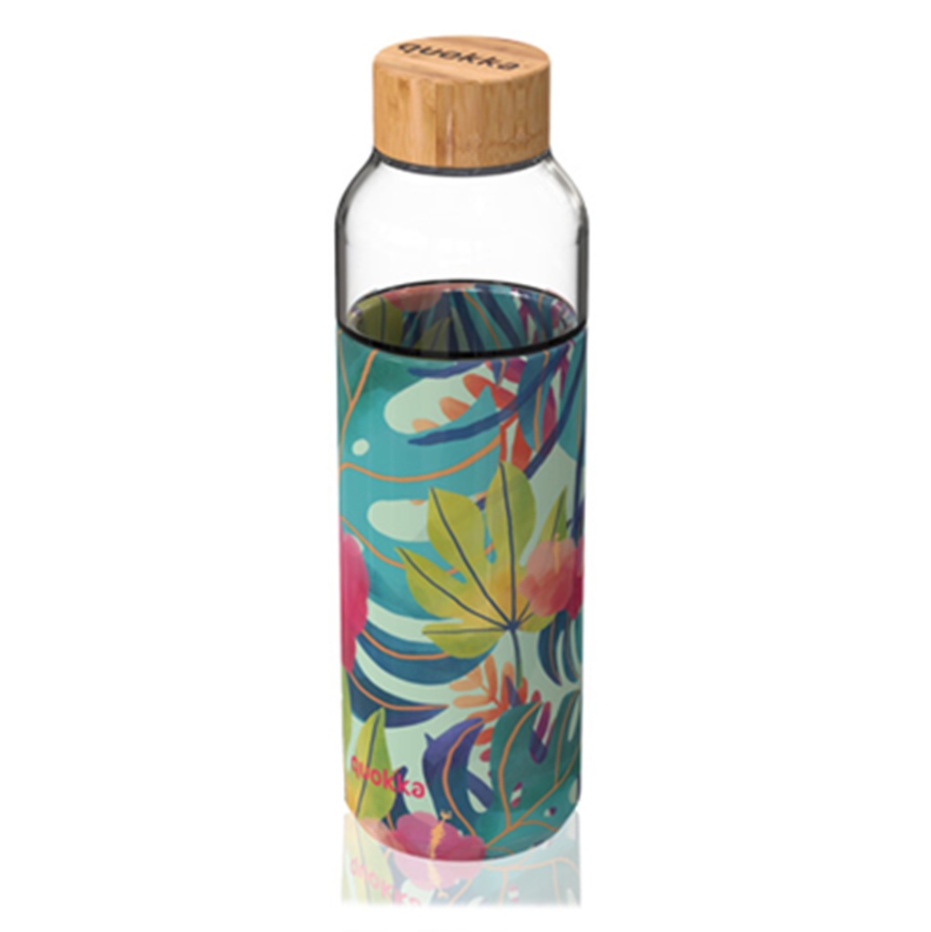 Bouteille nomade en verre Flow Tropical