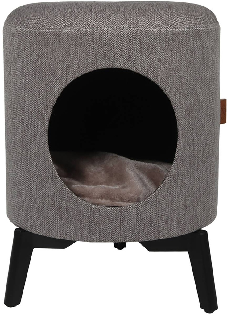 Maison de chat Louis, Ø 35 x 46cm, taupe
