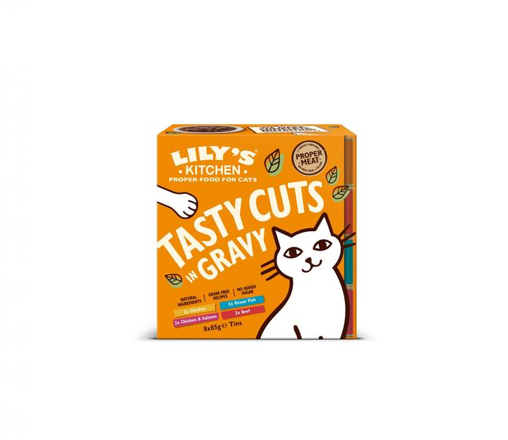 Lily's cat Adult Tasty Cuts in Gravy Tins Multipack
