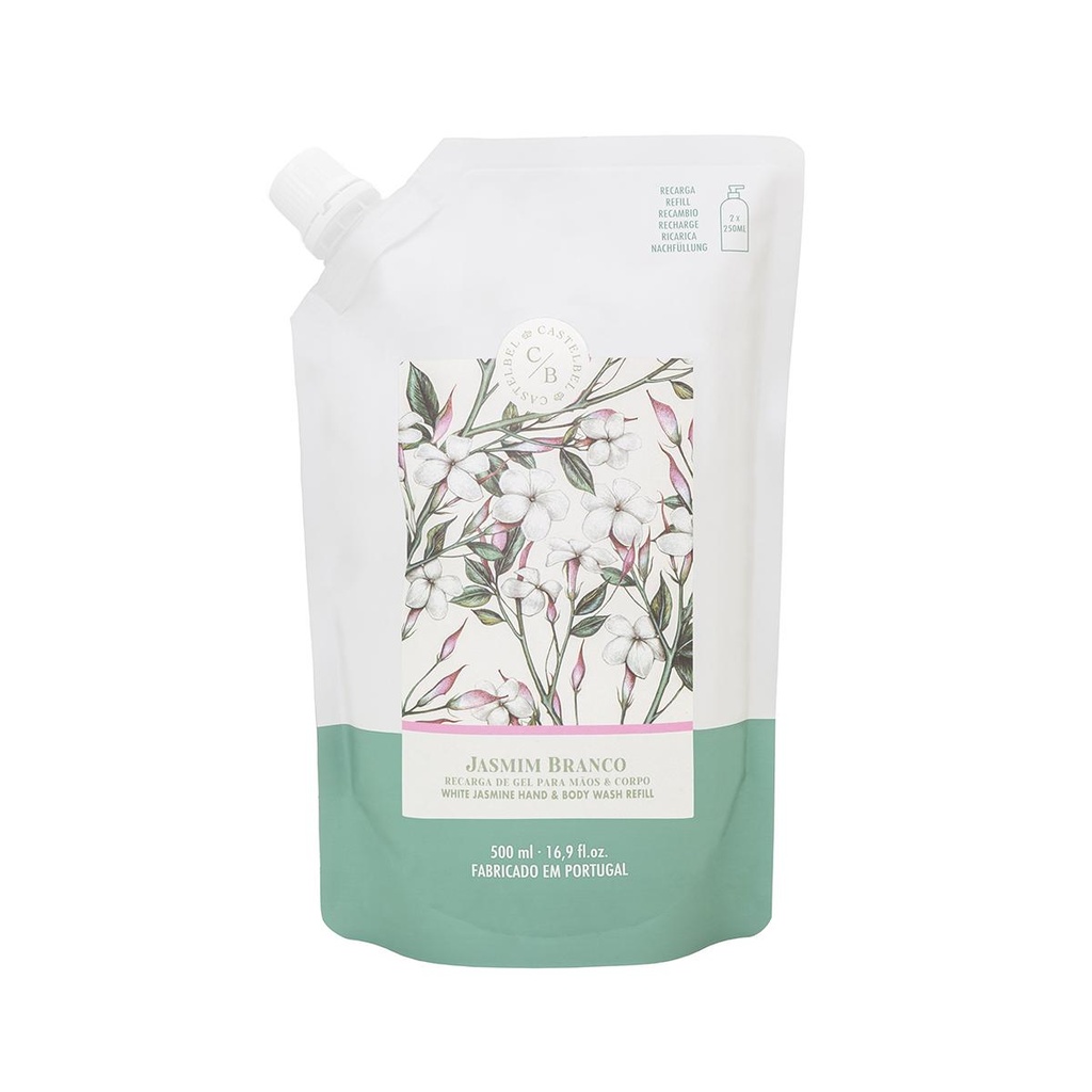 Recharge savon liquide jasmin blanc