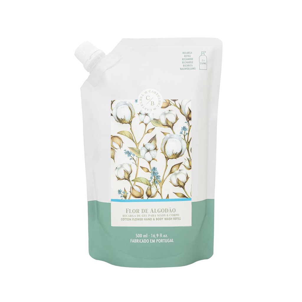 Recharge savon liquide fleur de coton