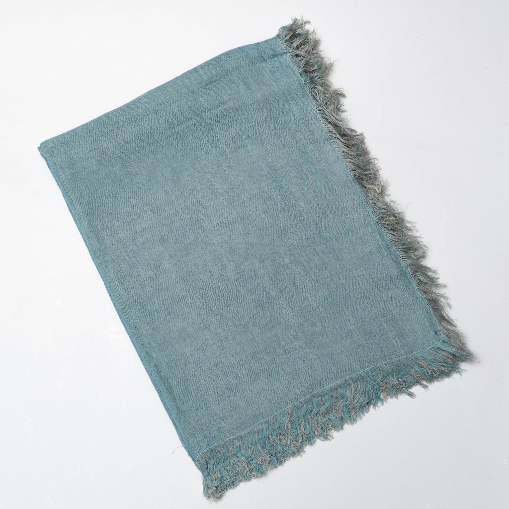 Plaid Fluidité Bi-color en lin