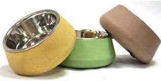 Gamelle chien  Bamboo Tierra jaune M