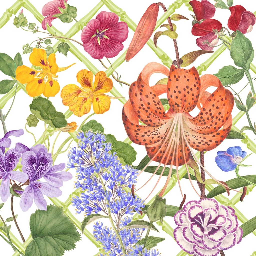 Serviette Dinner Floral trellis