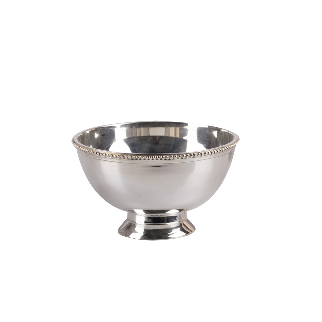Bol avec pied argenté