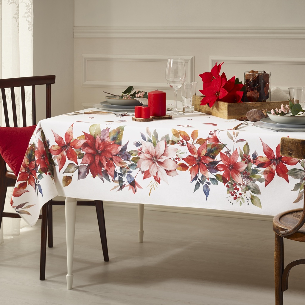 Nappe imprégnée POINSETTIA